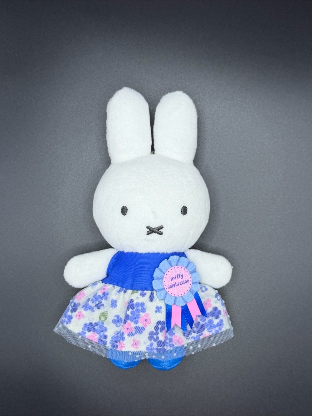 Miffy Zakka Festa with blue flower dress Plush/keychain mf99